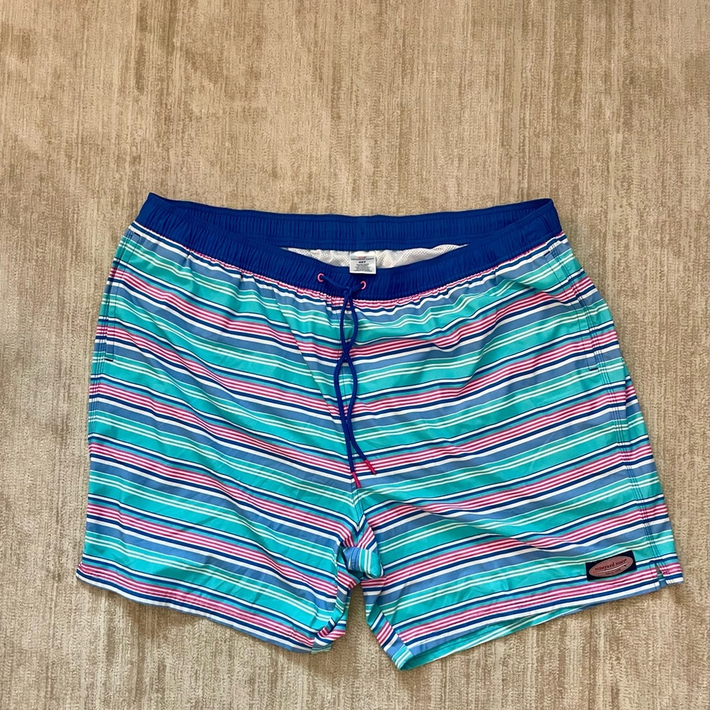 Vineyard Vines Striped Swim Shorts